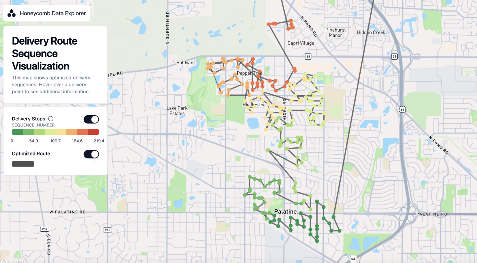 example of a line layer