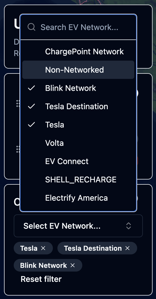 Multi Select Categorical Filter