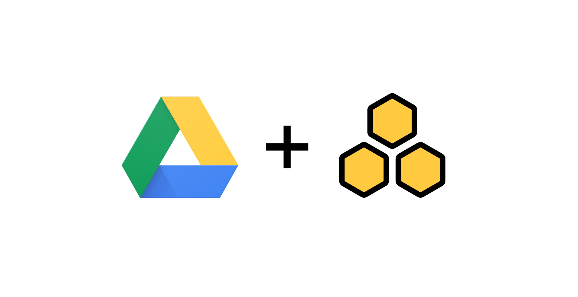 Honeycomb Maps and Google Drive Logo Lockup